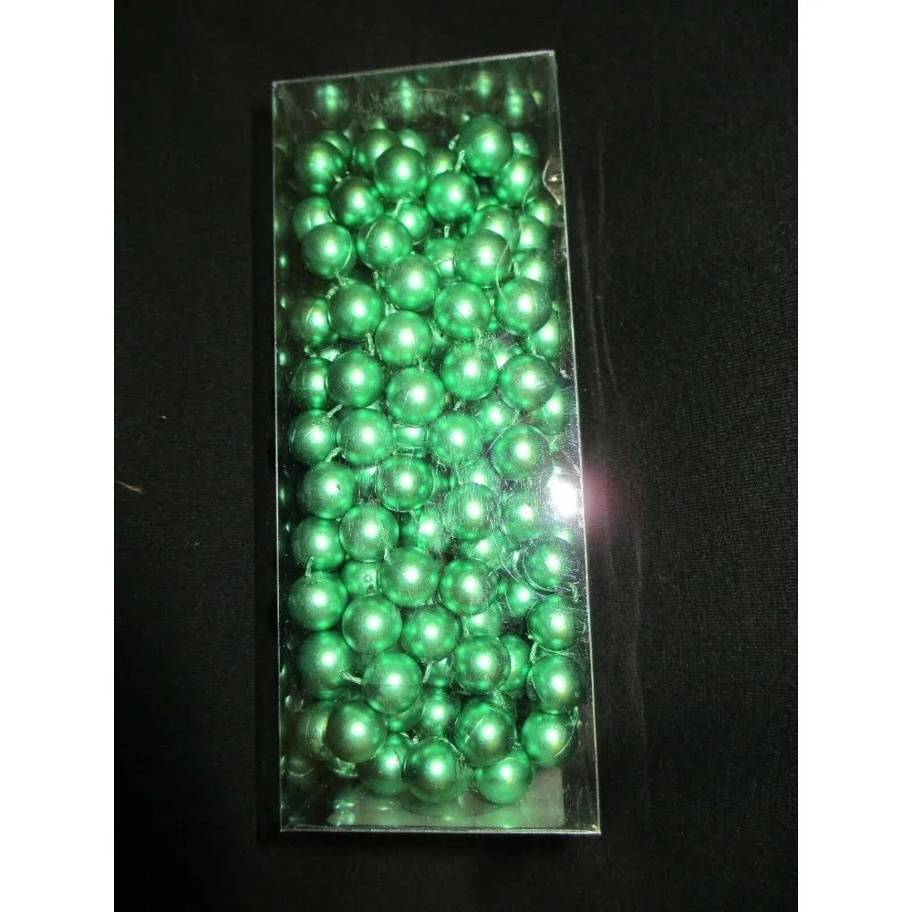15' Green 10MM Beaded Beads Garland Christmas Tree Wedding Decor Craft Target